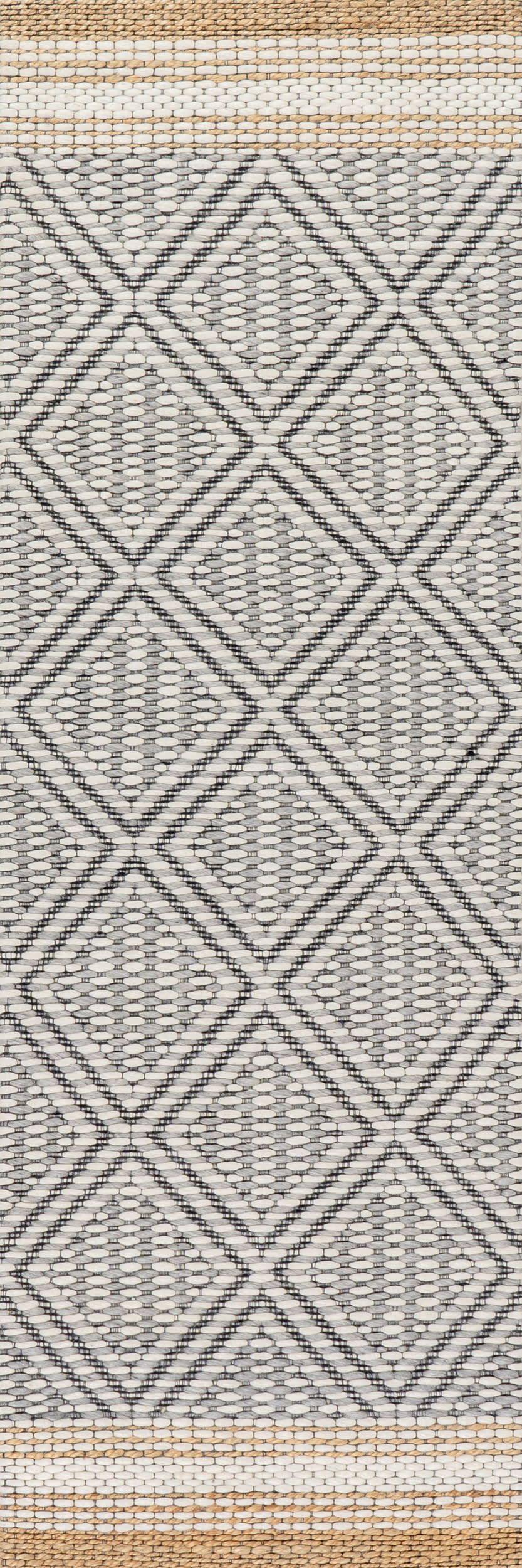 Handmade Catelyn Moroccan Rug in Ivory - Boho Chic Area Rug for Living Room, Bedroom & Home Decor