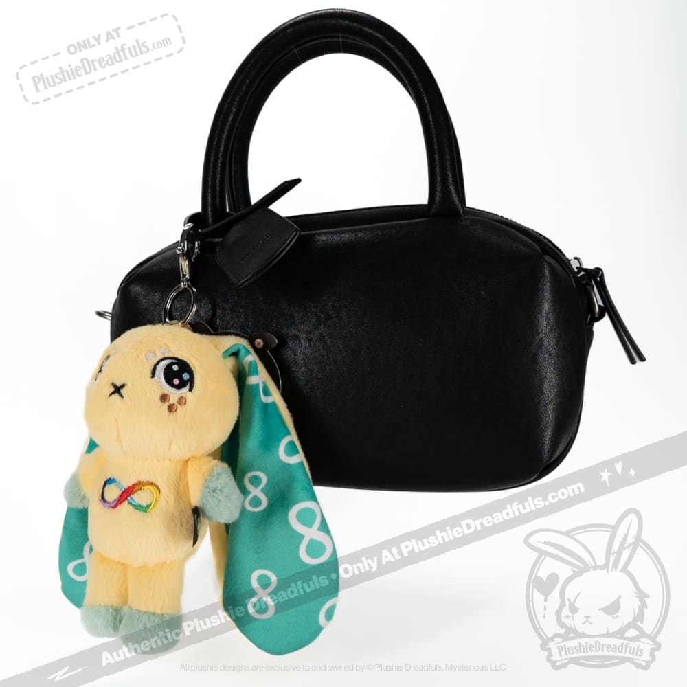 Autism Awareness Rabbit Plush Keychain - Soft & Cute Plushie Dreadfuls for Backpacks, Gifts & Sensory Support | Autism Support Accessory