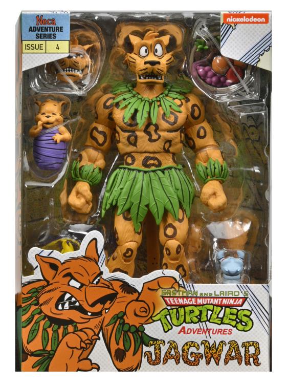 NECA Teenage Mutant Ninja Turtles Adventures Jagwar Action Figure - Collectible TMNT Toy for Fans & Display - Perfect for Play, Gifts, and Comic Book Collections
