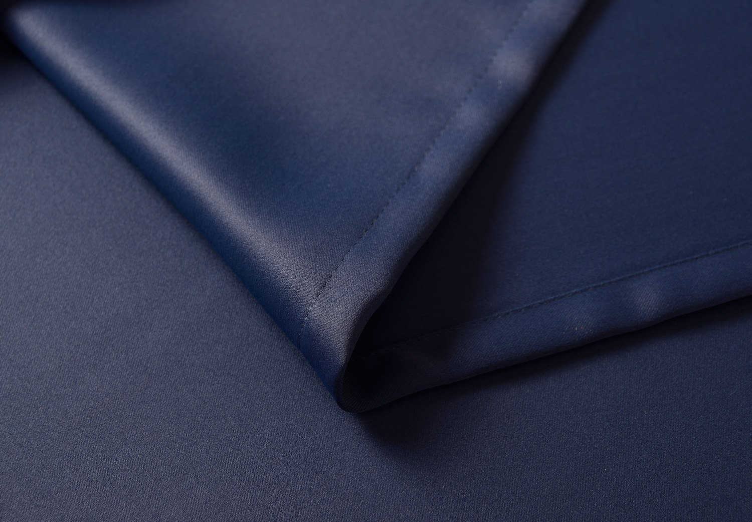 Blackout Curtains for Bedroom - Thermal Insulated, Noise Reducing, Energy Efficient, Non-Toxic Fabric (52x84 Inch, Navy Blue, Set of 2 Panels with Grommet Top) - Perfect for Nursery, Home Theater & Light Sleepers