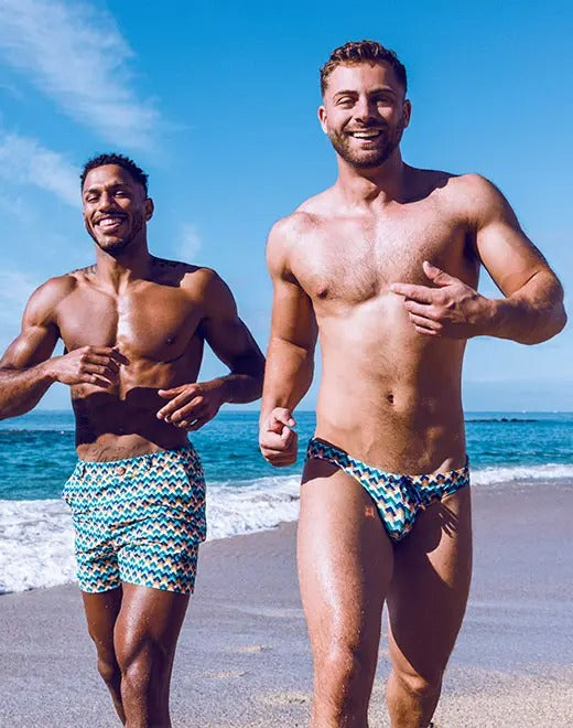 2Eros Chevy Print Swim Brief V10 - Stylish Men's Swimwear for Beach, Pool & Vacation - Comfortable & Quick-Drying Swim Trunks
