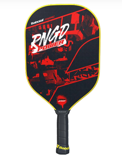 Babolat RNGD Power Pickleball Paddle - 8.1oz Lightweight Carbon Fiber Paddle for Control & Spin - Red/Black Design - Perfect for Competitive Play & Recreational Games