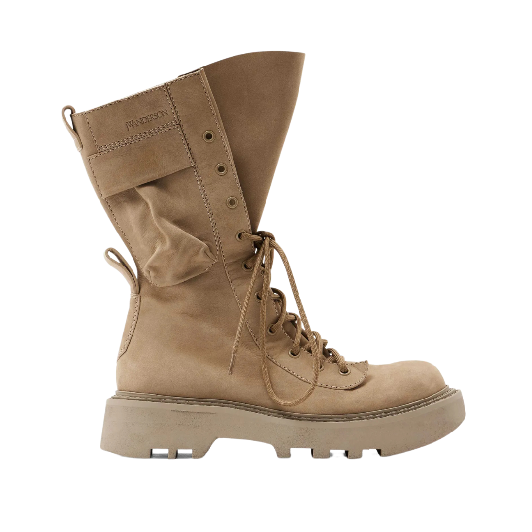 Stylish Suede Combat Boots for Women - Trendy Chunky Heel Ankle Boots - Perfect for Fall Fashion, Casual Outfits & Night Out