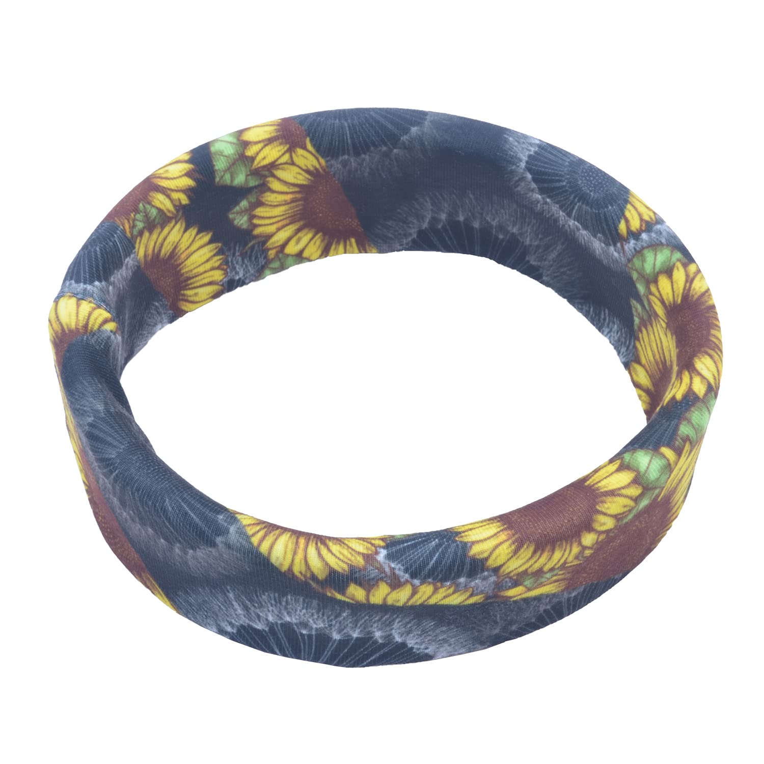 CowCow Women's Yoga Headbands - Stretchy Lightweight Sports Headband for Running, Workout & Fitness - Floral Patchwork Design for Women & Girls - Perfect for Yoga, Gym, Jogging & Outdoor Activities