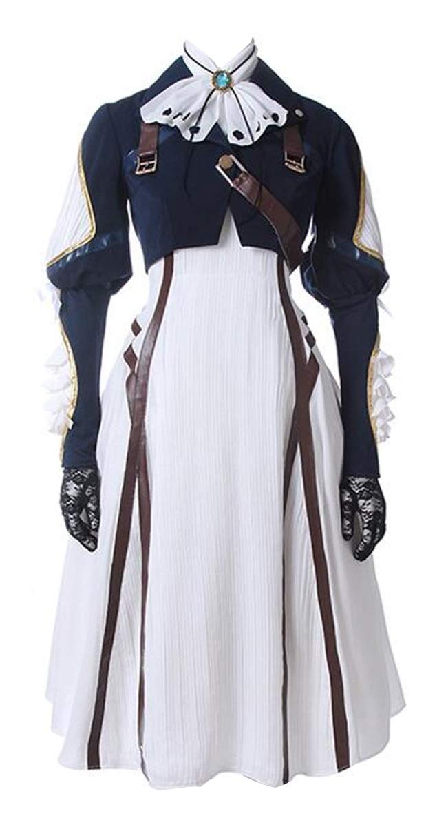 Violet Evergarden Anime Cosplay Dress - Elegant Maid Costume for Halloween, Cosplay Parties & Anime Conventions | Perfect for Roleplay & Themed Events