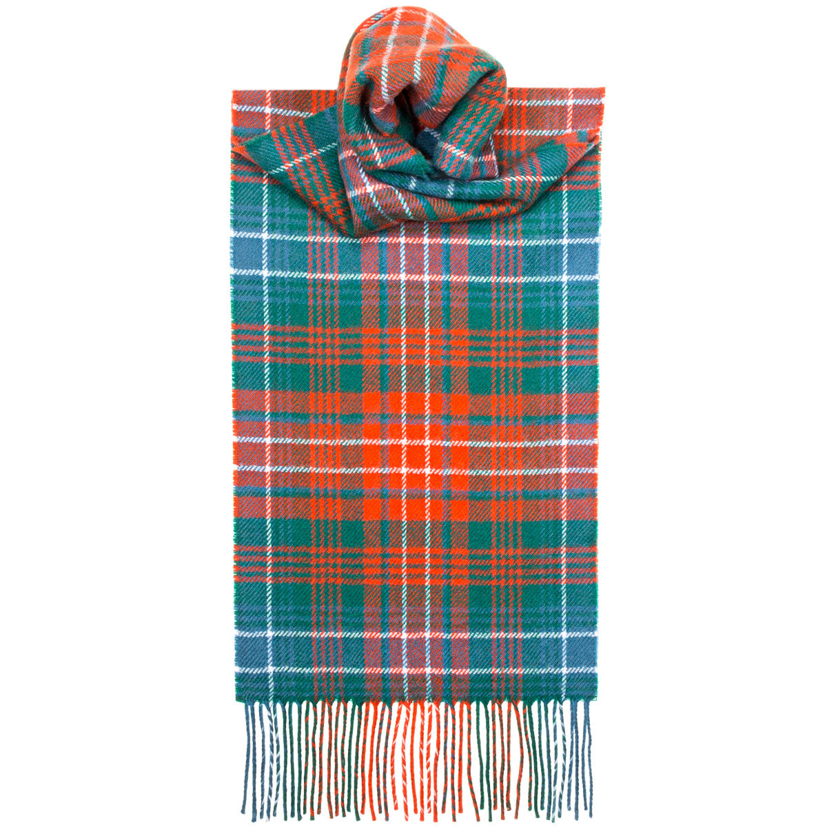 Wilson Ancient Tartan Scarf - Premium Wool Plaid Wrap for Men & Women - Perfect for Winter, Outdoor Activities & Scottish Heritage Events