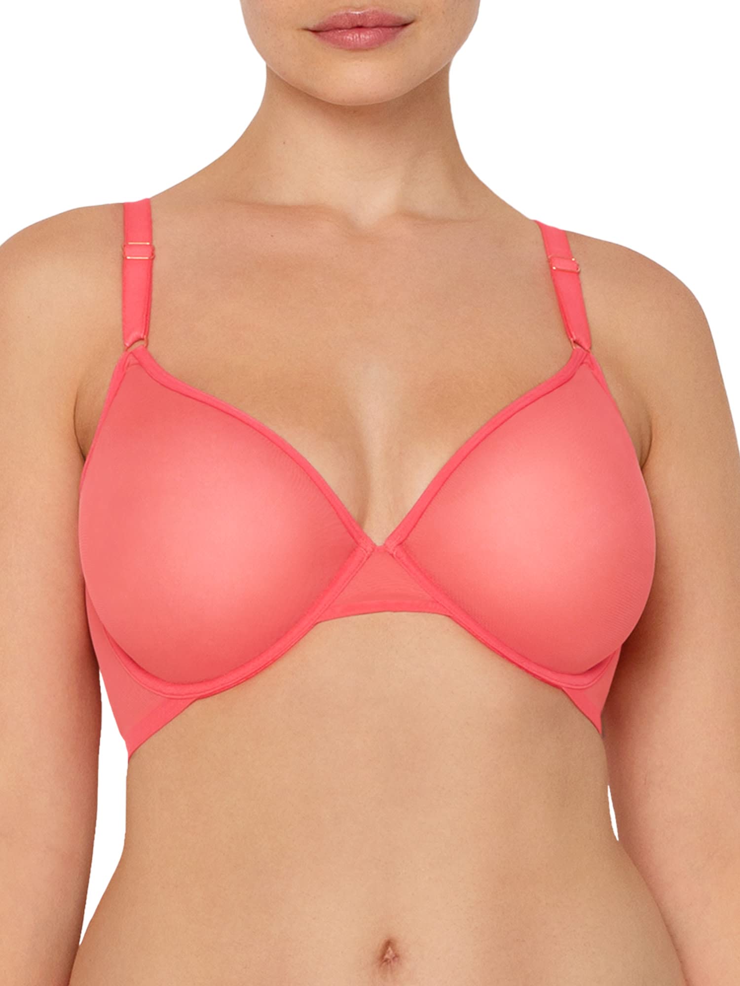 Smart & Sexy Women's Sheer Mesh Demi Underwire Bra - Comfortable Lingerie for Everyday Wear & Special Occasions