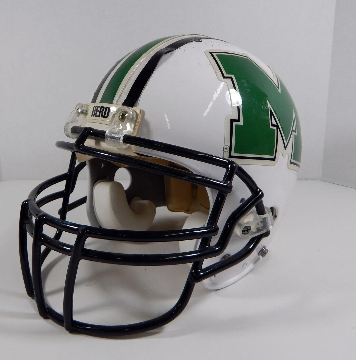 2006 Marshall University Thundering Herd #31 Authentic Game Used Helmet DP03220 - Perfect for College Football Memorabilia Collectors and Sports Enthusiasts