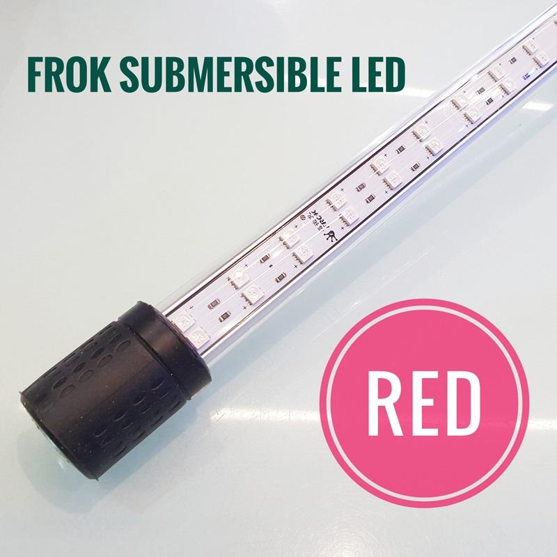 FROK Submersible LED Light - 40 to 180cm Red Underwater Light for Pools, Aquariums & Fountains | Energy Efficient Waterproof Lighting Solution