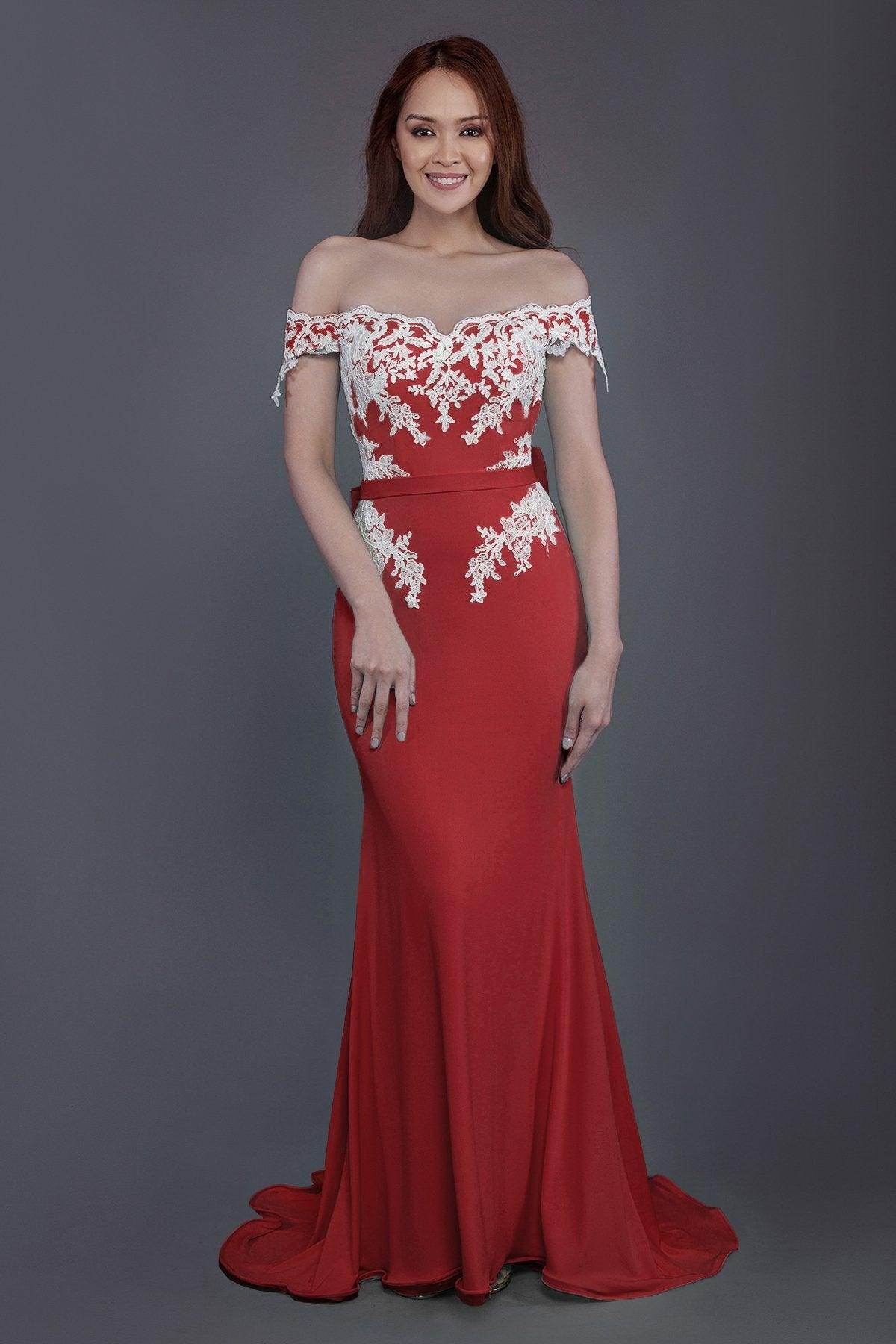 Elegant Mermaid Sweep Train Knitted Fabric Bridesmaid Dress PR3497 - Perfect for Weddings, Proms & Formal Events