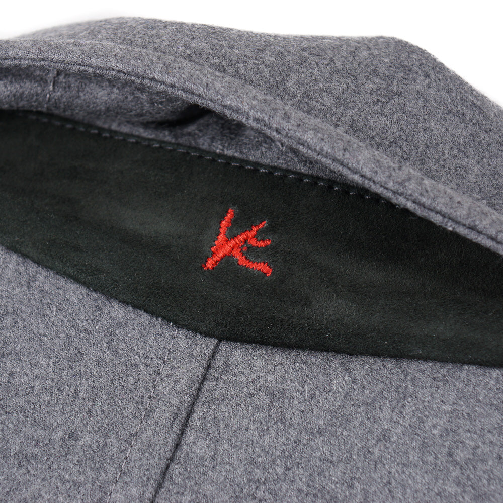 Isaia Gray Wool Overcoat for Men - Premium Winter Outerwear for Business & Formal Occasions