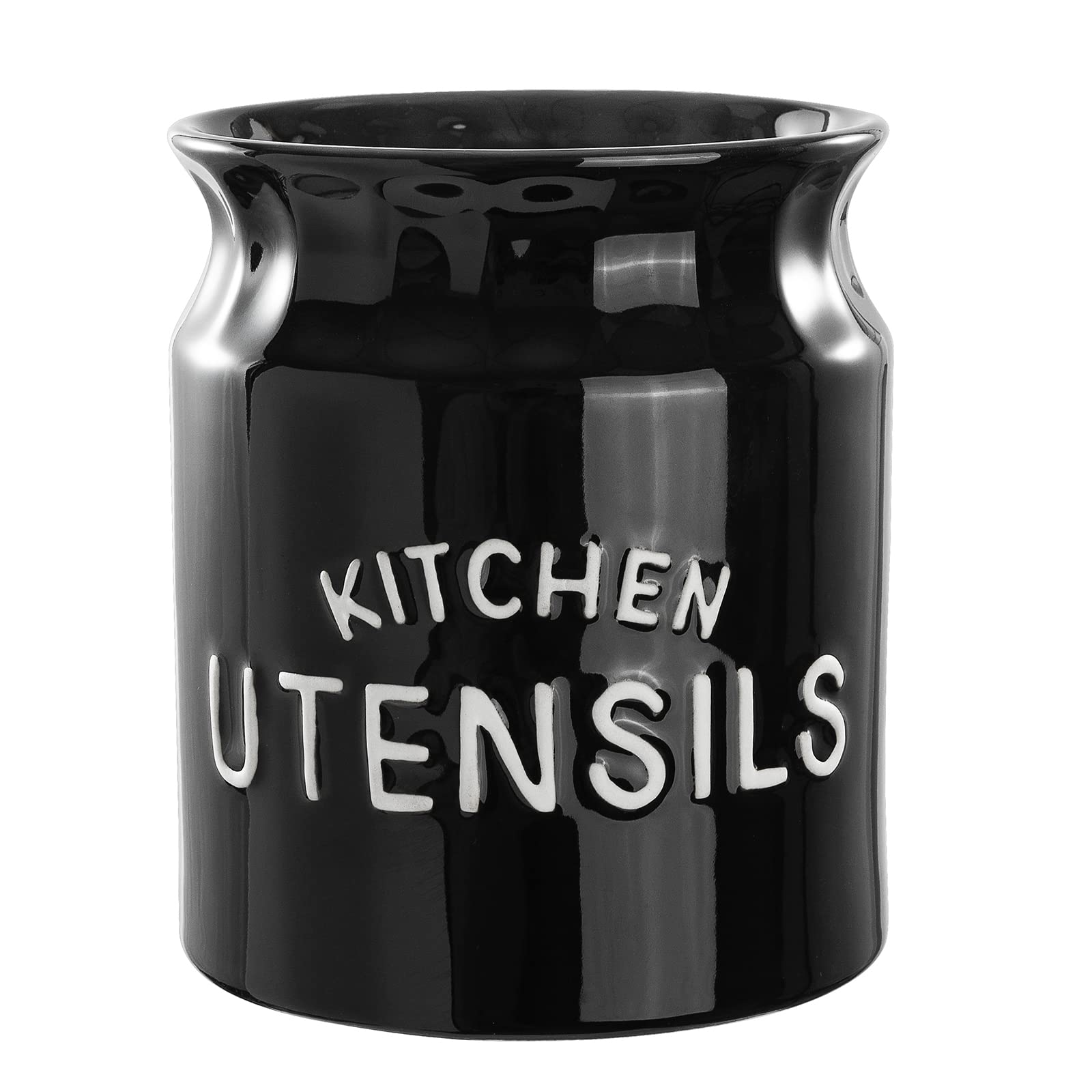 Farmhouse Ceramic Utensil Holder - 6.5