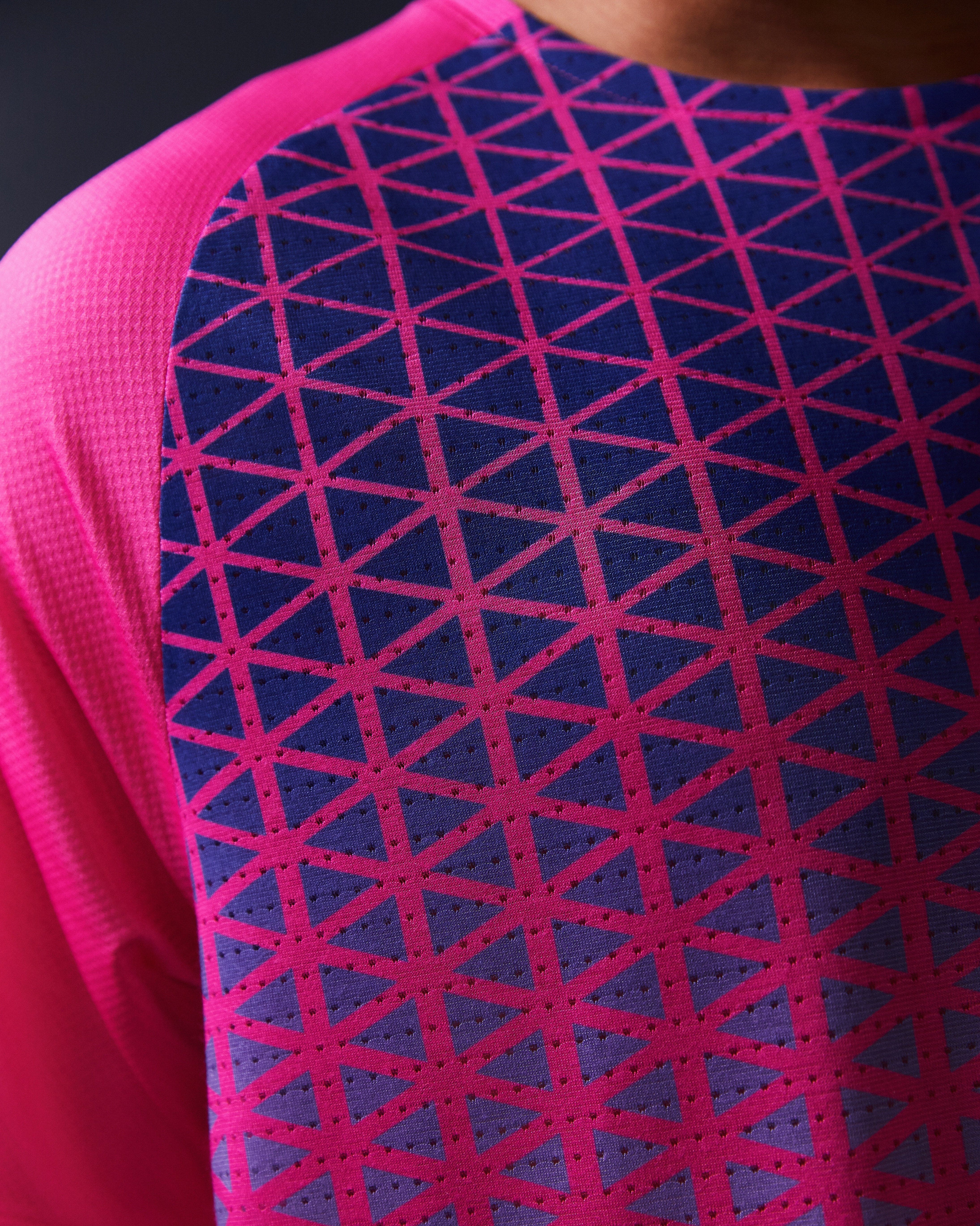 SRT SS 01 Short Sleeve T-Shirt for Men - Soft Cotton Casual Tee in Pink & Dark Blue - Perfect for Summer Outfits, Gym Wear and Everyday Comfort