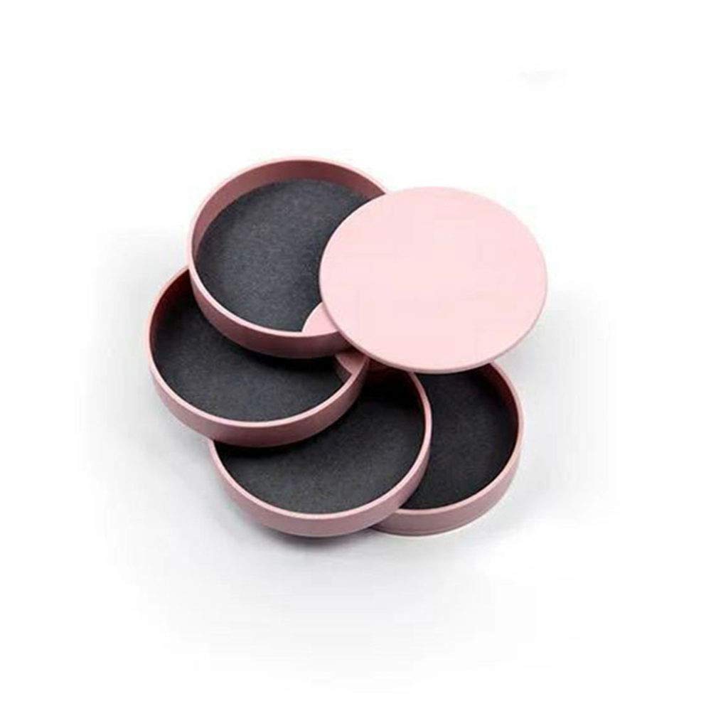 Nordic Creative Multi-Layer Rotatable Jewelry Organizer Box - Pink Jewelry Holder Case for Rings, Necklaces, Bracelets & Watches | Perfect for Travel, Home Decor & Gift Giving