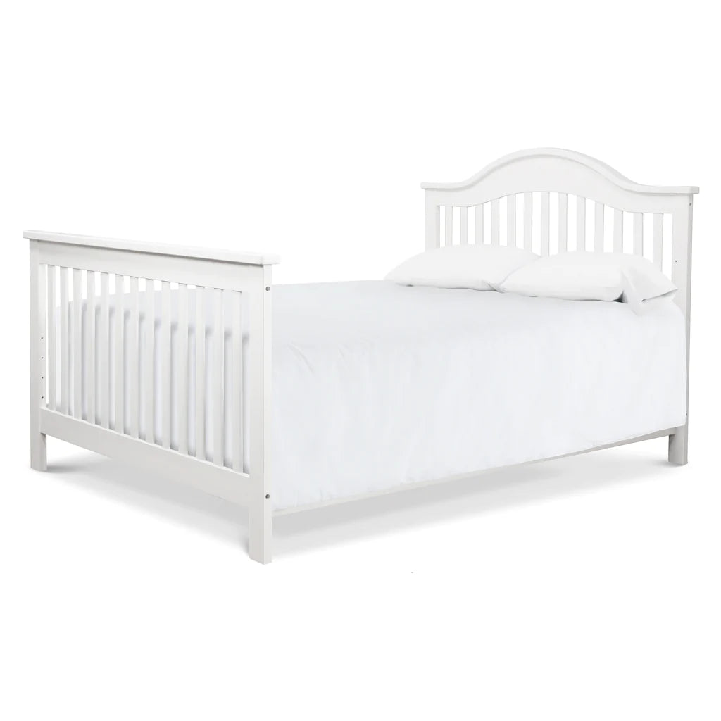 Jayden 4-in-1 Convertible Baby Crib to Toddler Bed - White Nursery Furniture for Newborns & Kids - Perfect for Nursery, Bedroom & Daycare