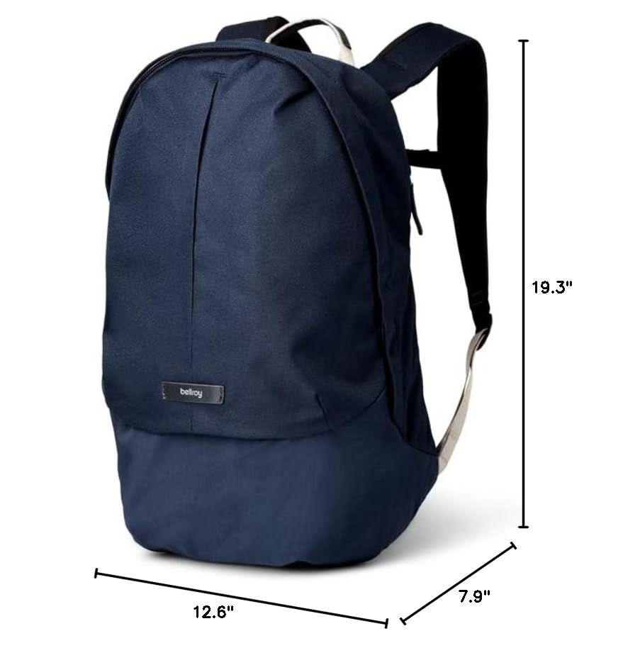 Bellroy Classic Backpack Plus - Premium 24L Laptop Backpack for Work & Travel - Water-Resistant Business Bag with Padded Laptop Compartment (Fits 15
