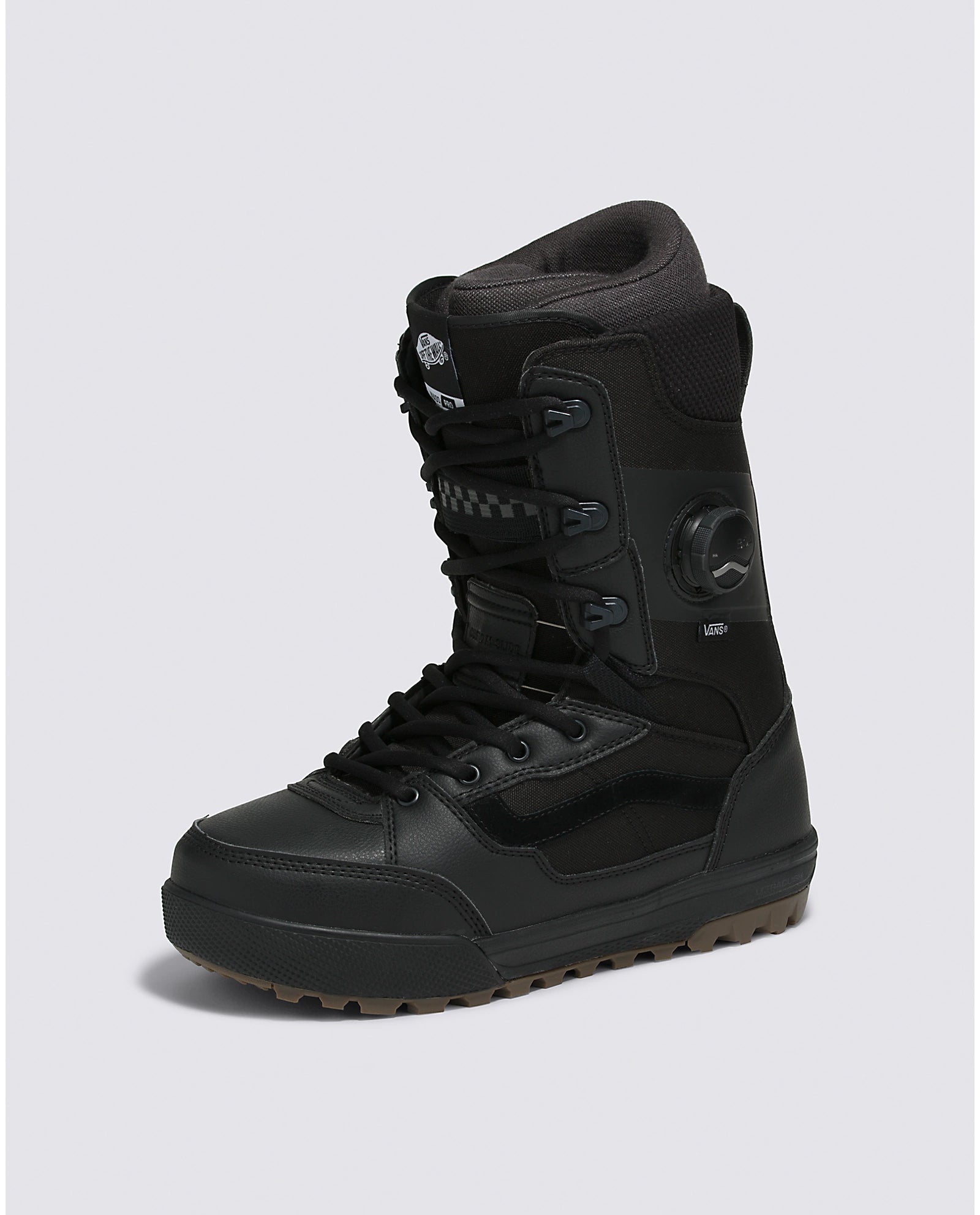 Vans 2025 Invado Pro Snowboard Boots - Men's/Women's Black & Gum High-Performance Snowboarding Shoes for All-Mountain Riding & Freestyle | Perfect for Winter Sports & Snow Park Adventures