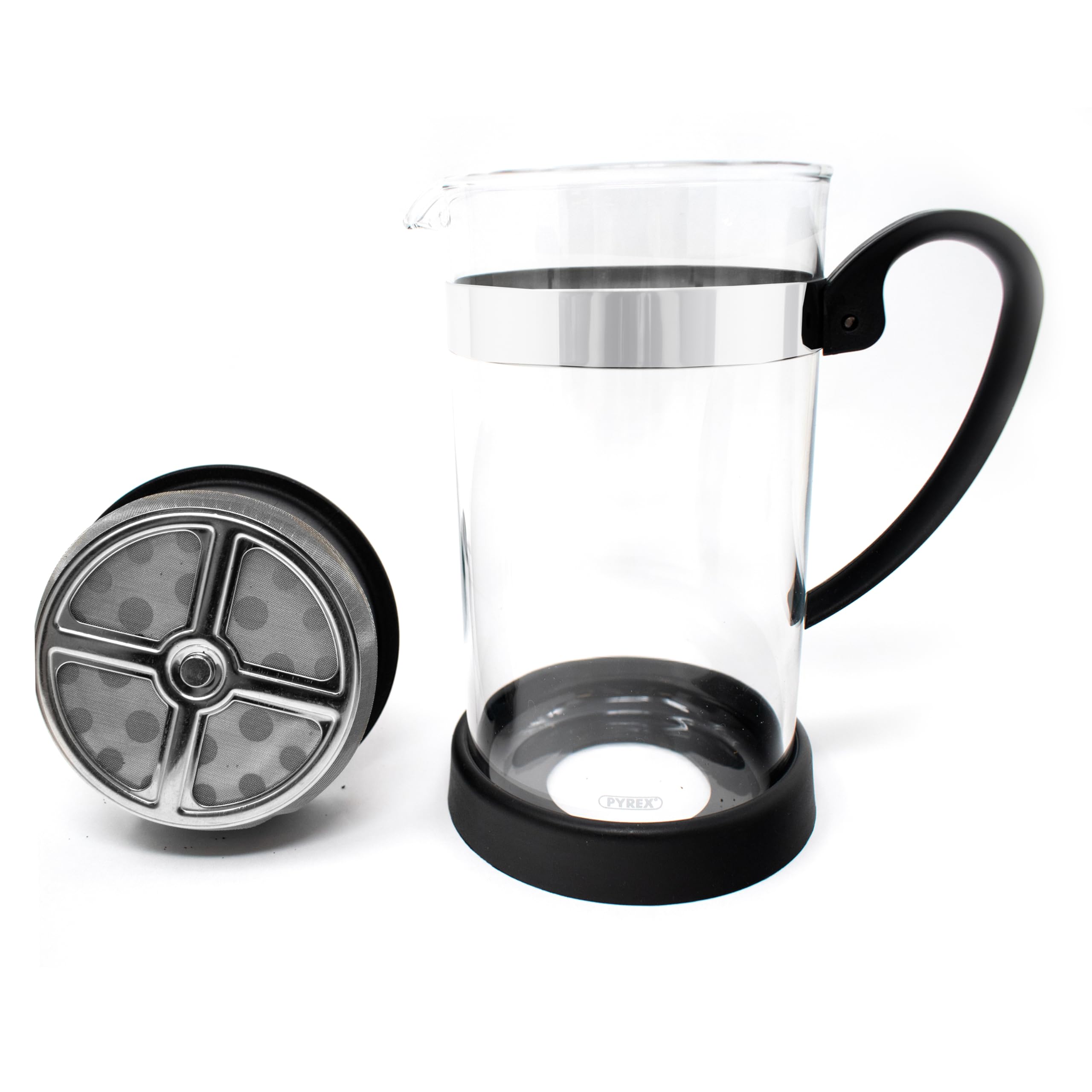 Norpro Stainless Steel Coffee and Tea Maker - 4 Cup French Press for Rich Flavor - Perfect for Home, Office, and Camping Brewing