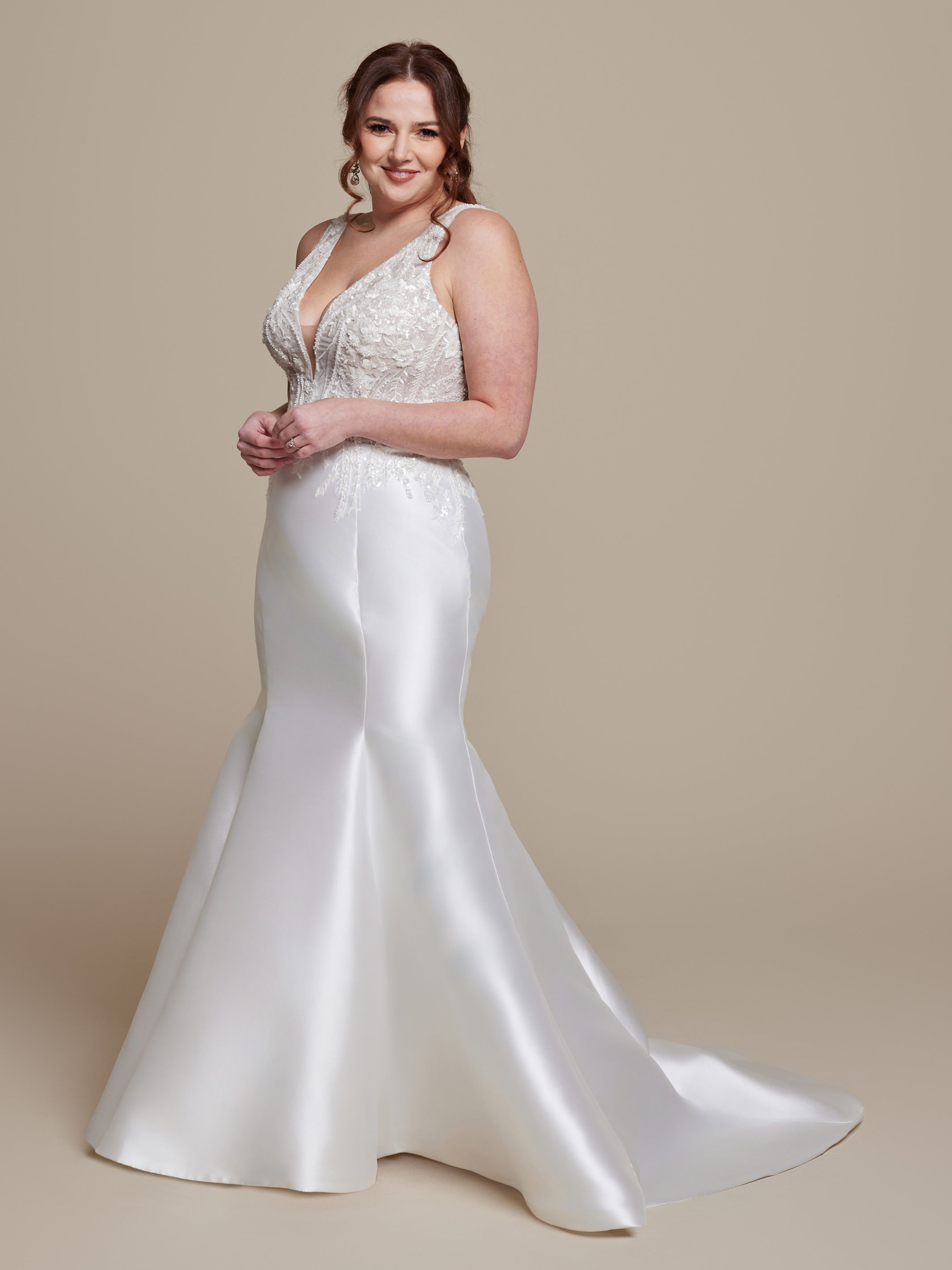 Colette Wedding Dress - Try at Home for Perfect Fit | Elegant Lace Bridal Gown for Church, Beach & Garden Weddings