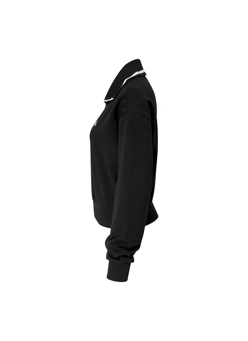 Custom Logo High Neck Zip Up Sweatshirt for Women & Men - Embroidered Pullover Hoodie - Gym, Workout & Casual Wear