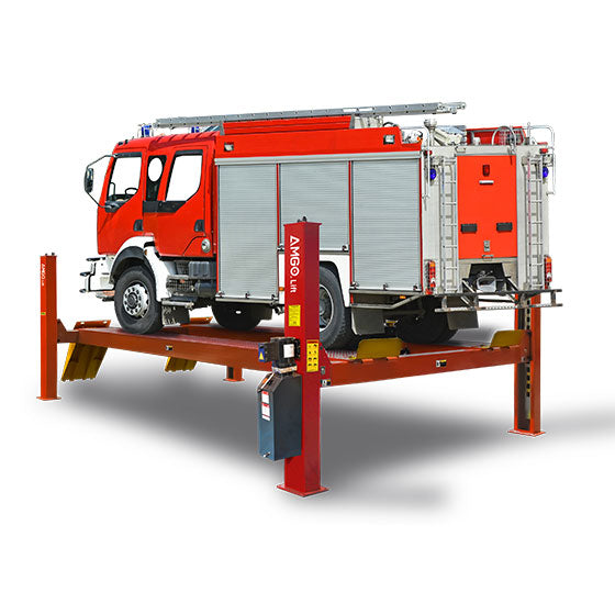 AMGO PRO 30 Four Post Hydraulic Lift - 9000 lb Capacity Auto Car Hoist for Garage & Workshop - Perfect for Vehicle Maintenance, Storage & Detailing