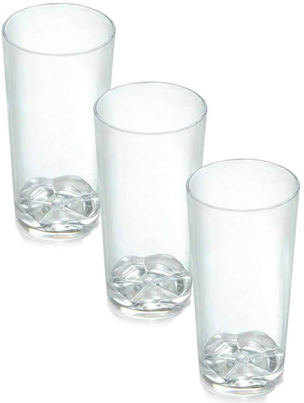 Zappy 416 Disposable Plastic Straight Wall Shooter Glasses 1.75 Oz Clear Tumblers - Perfect for Tasting Samples, Desserts, Wine, Beer, Champagne & Jello Shots - Ideal for Parties, Weddings, Bars & Catering Events