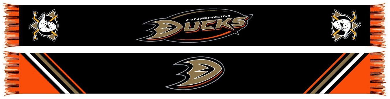 RUFFNECK ANAHEIM DUCKS SCARF - Official NHL Team Home Jersey Style - Perfect for Hockey Games & Cold Weather Fan Gear