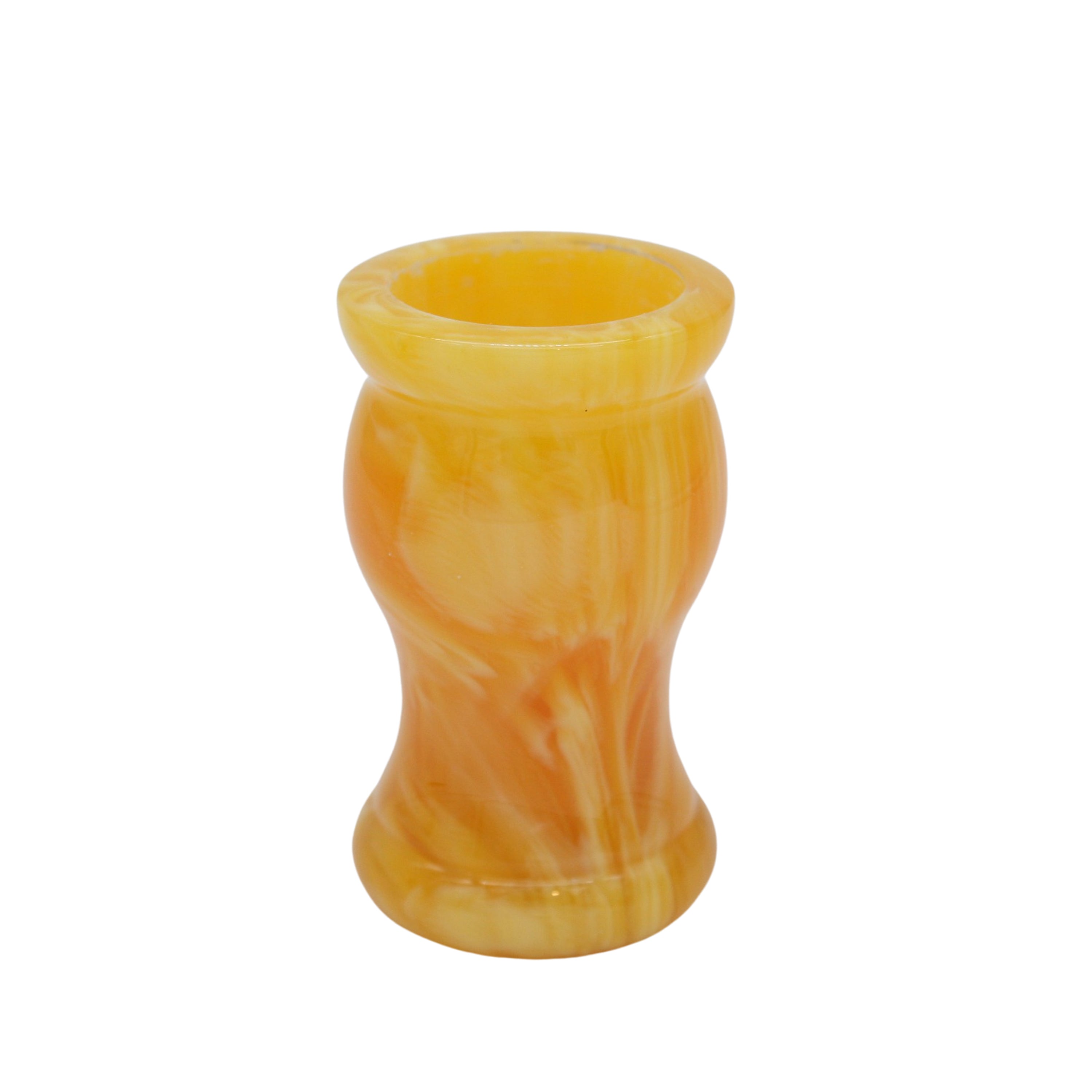 Premium Amber Handcrafted Shaving Brush Handle for 24mm & 26mm Knots - Luxury Wet Shaving Accessory for Men's Grooming & Barber Shop Use