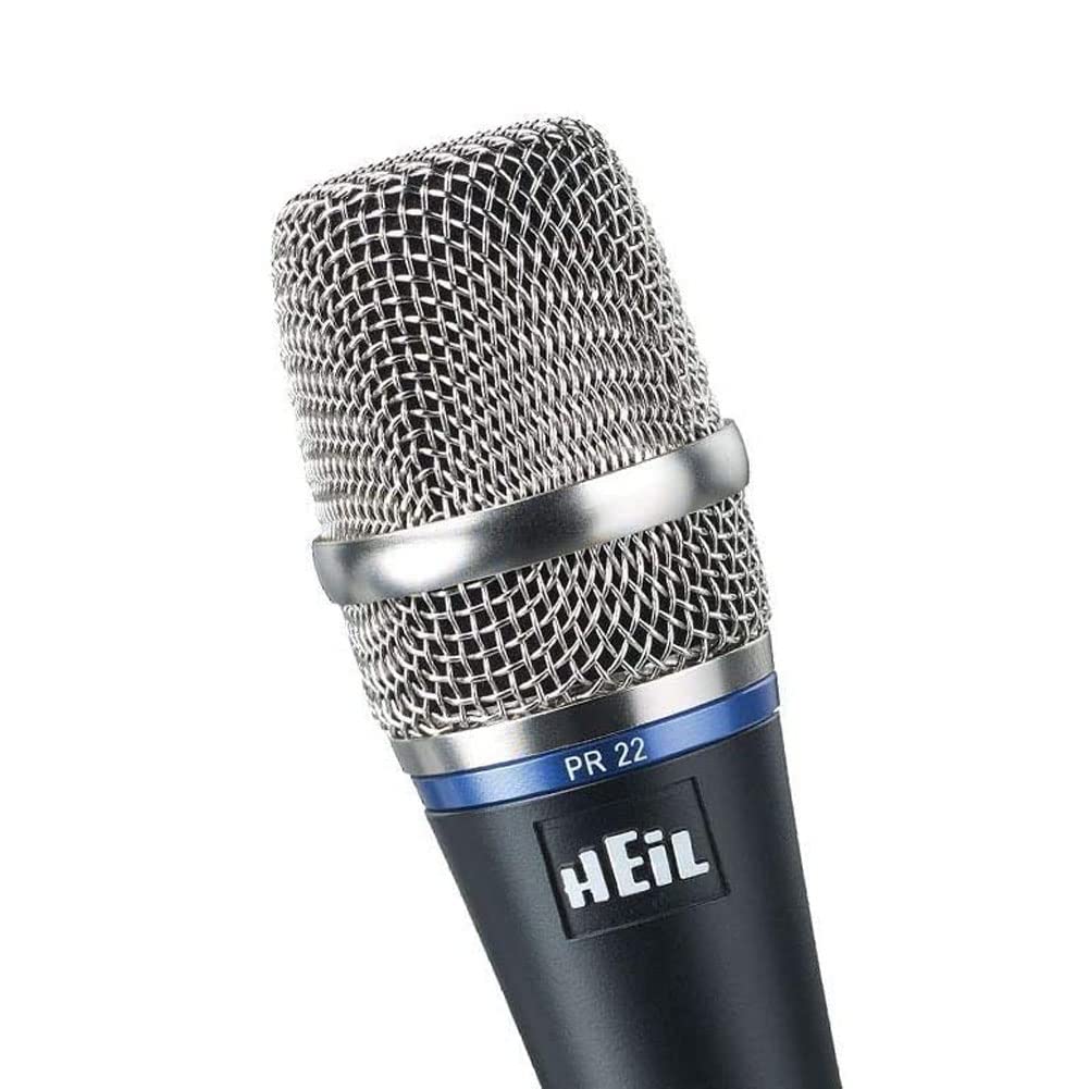 Heil Sound PR 22 Dynamic Broadcast Microphone with Noise Cancellation - Perfect for Podcasting, Streaming & Radio Broadcasting