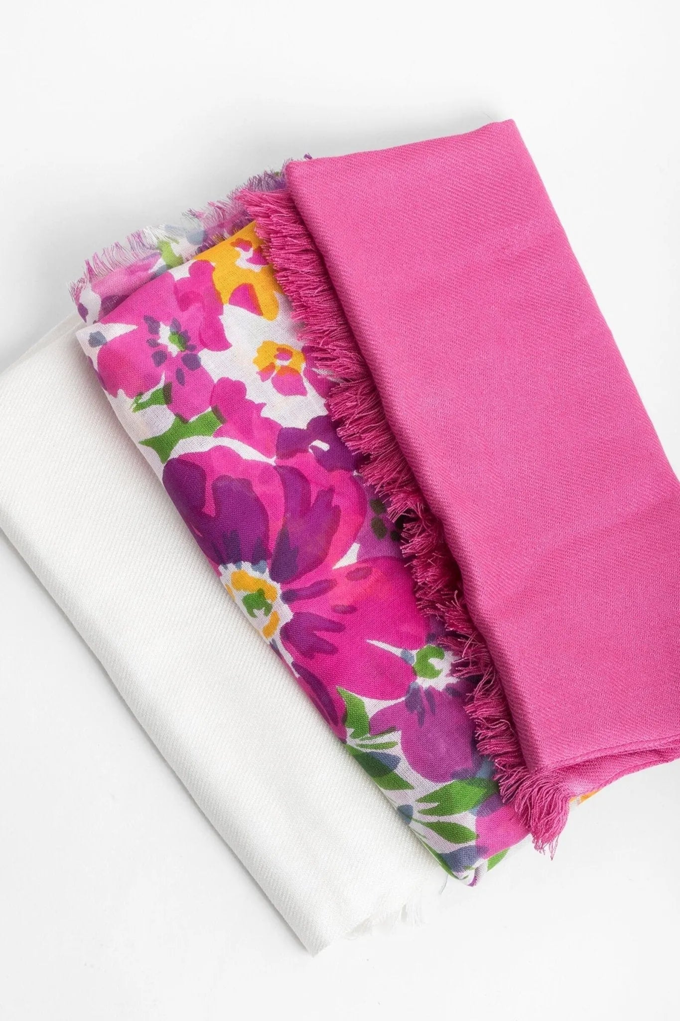 Elegant Floral Garden Scarf Set for Women - Lightweight Fashion Accessory for Spring Outfits, Weddings & Outdoor Events