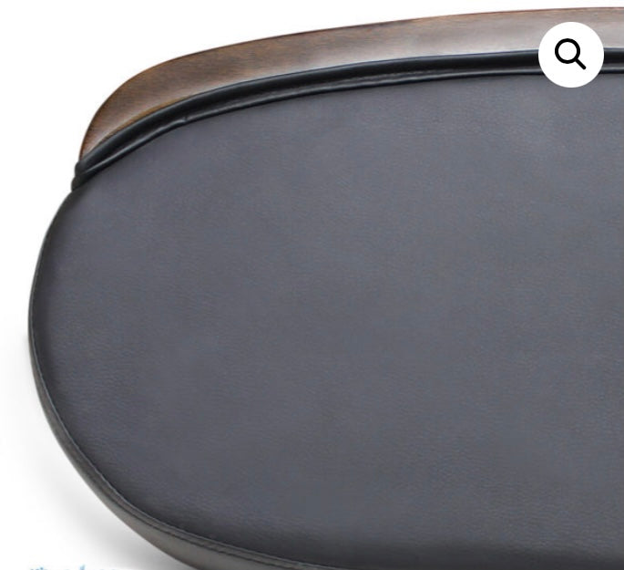 Dark Cherry Wood Armrest with Built-in Tray - Perfect for Office Chairs, Gaming Chairs, and Home Theater Seating
