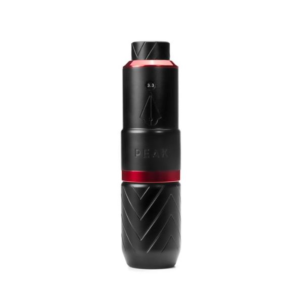 Peak Black with Red Ring Proteus Pen Machine - Premium Tattoo Pen for Professional Artists & Beginners - Perfect for Tattooing, Body Art & Permanent Makeup