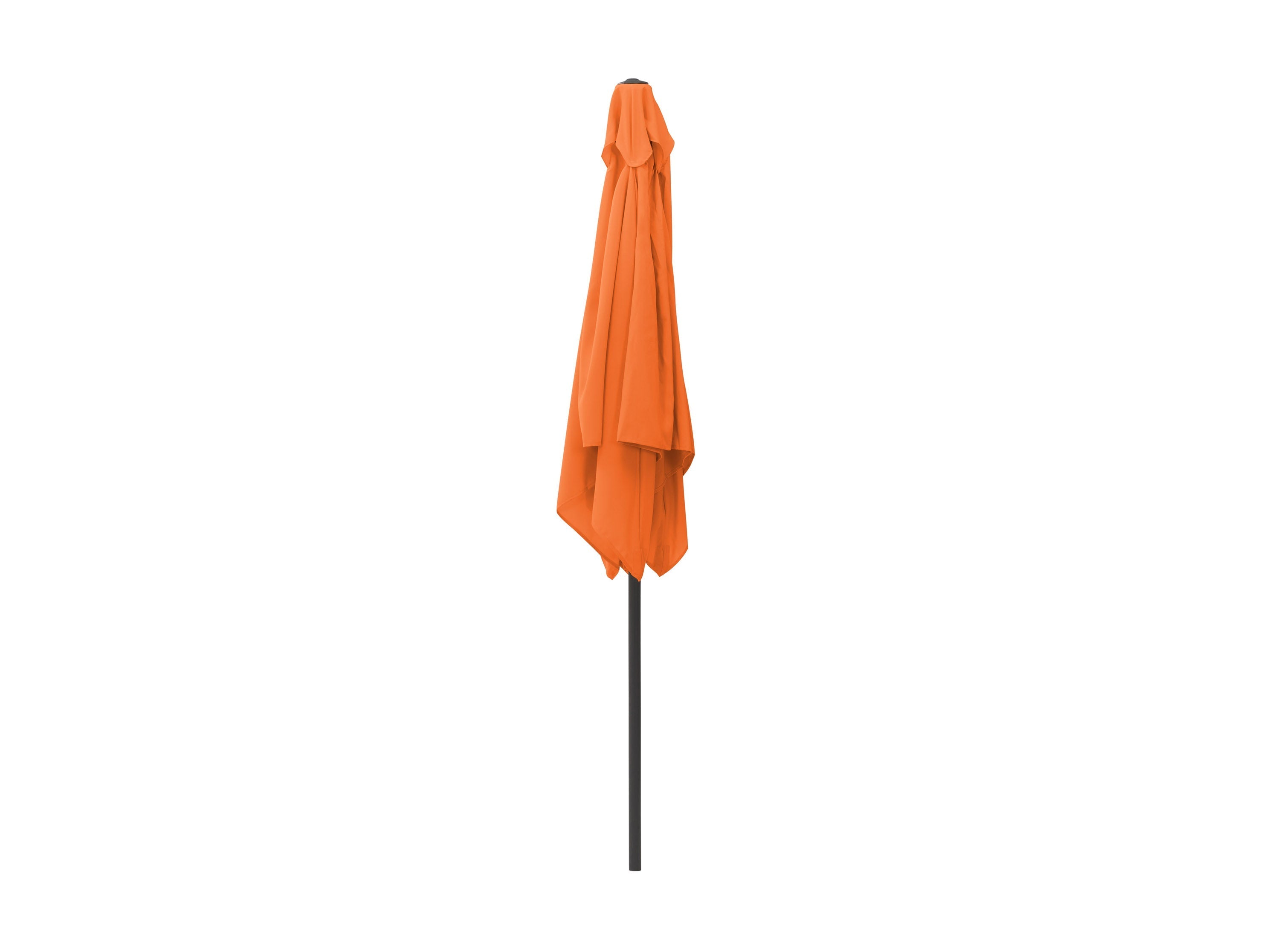 9ft Orange Square Patio Umbrella - UV Protection Outdoor Market Umbrella for Pool, Beach, Garden & Backyard - Heavy Duty Cantilever Umbrella with Wind Vent
