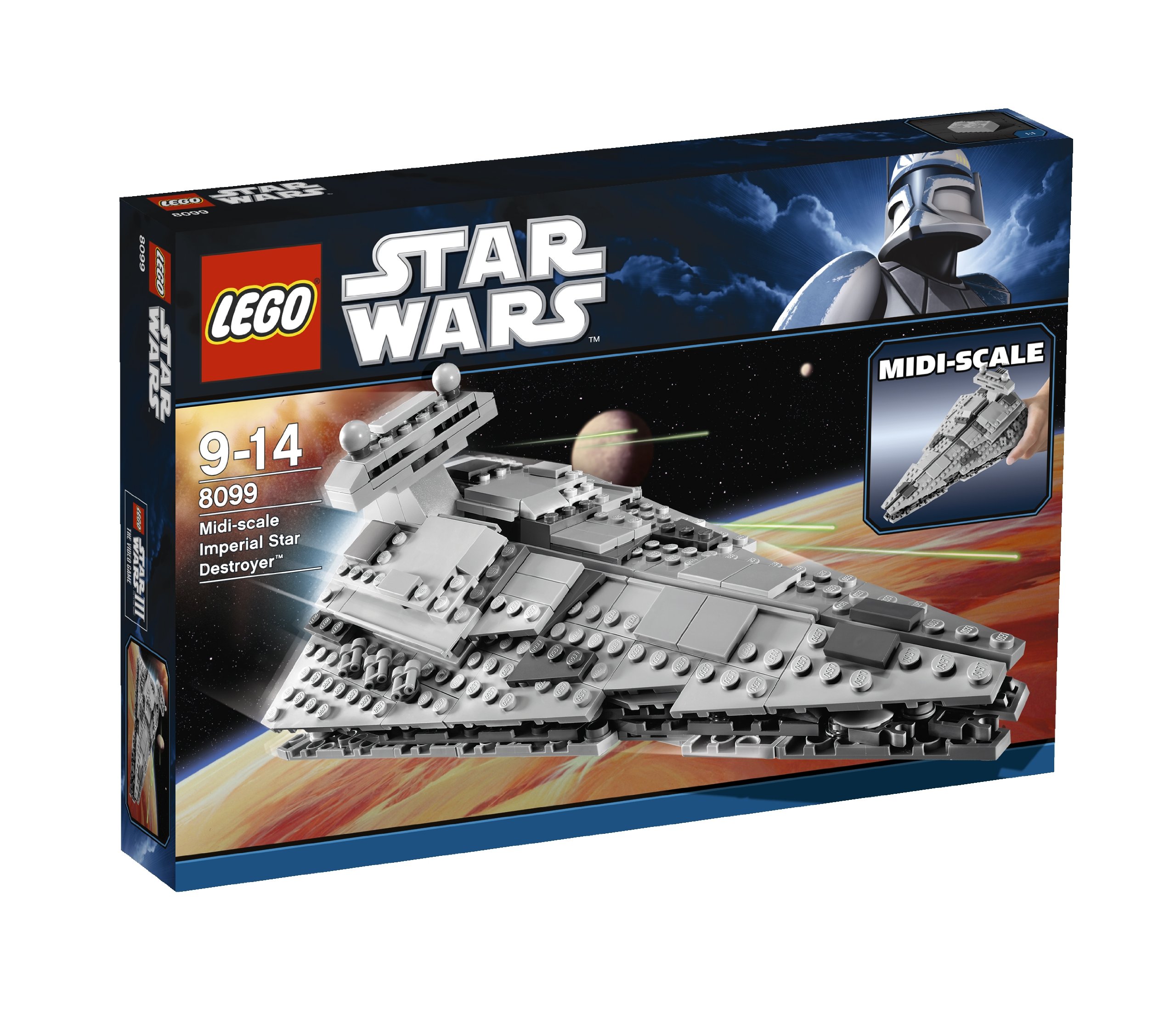 LEGO Star Wars Midi-Scale Imperial Star Destroyer Building Kit (8099) - Collectible Model for Display & Play - Perfect Gift for Star Wars Fans & LEGO Enthusiasts