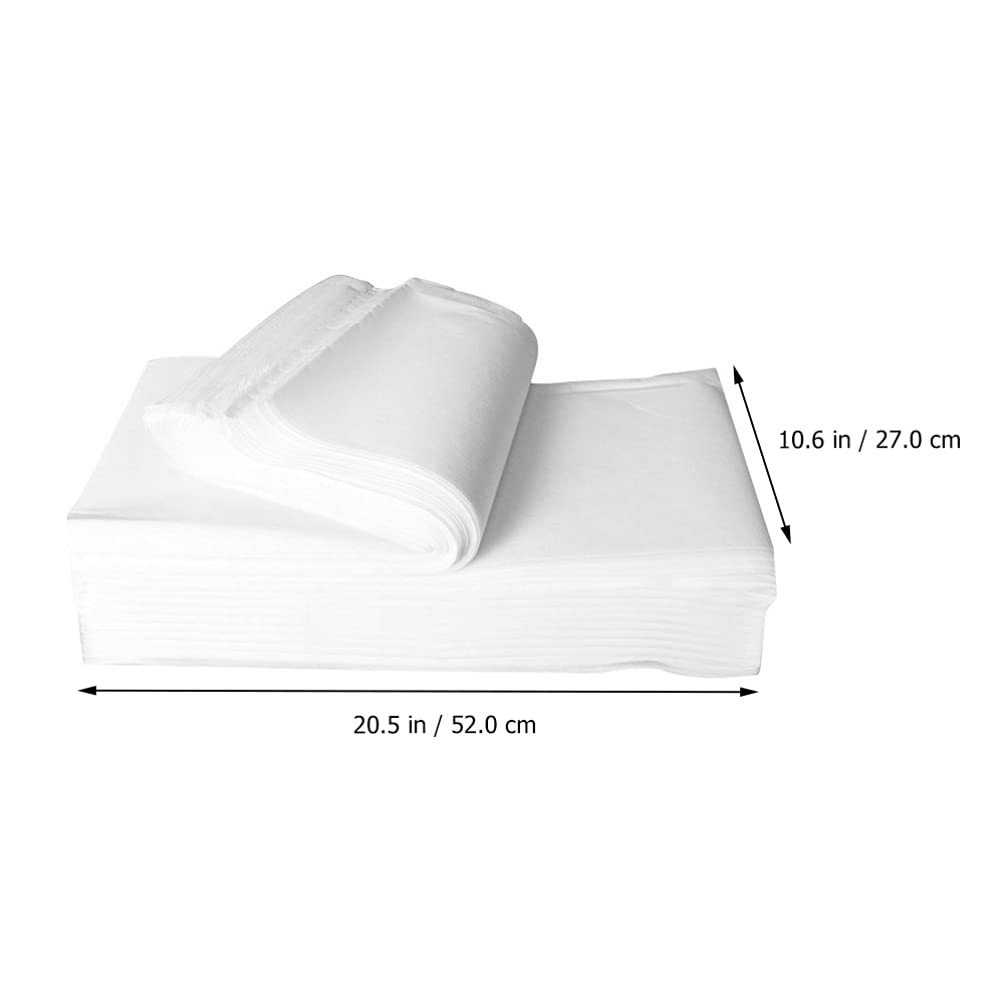 DOITOOL 190 Sheets Disposable Cotton Face & Foot Towels - Absorbent Wood Pulp Wipes for Spa, Salon, Pedicure, Facial Cleaning & Home Use - Soft Dry Cleaning Rags for Skincare & Hygiene