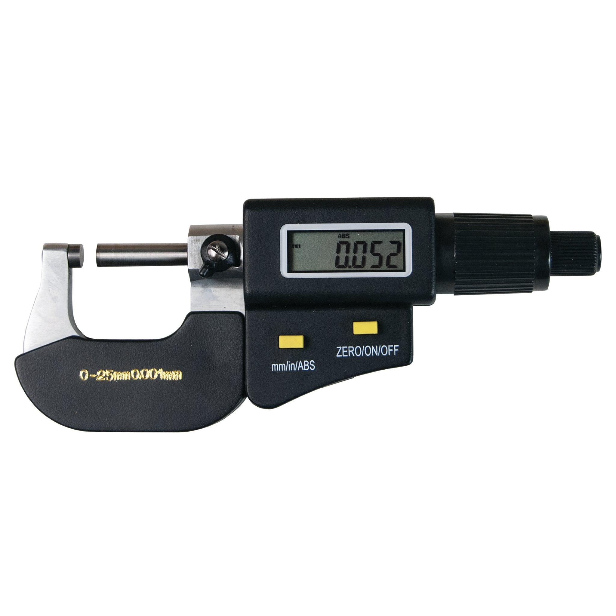IP54 Waterproof Digital Micrometer with LCD Display - High Precision 0-1