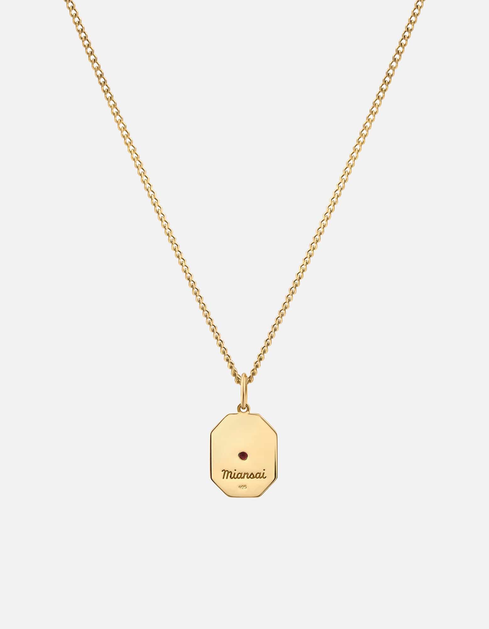 Umbra Garnet Necklace - 18K Gold Vermeil & Genuine Red Garnet Gemstone Jewelry for Women | Perfect for Valentine's Day Gifts, Anniversary Presents & Evening Wear