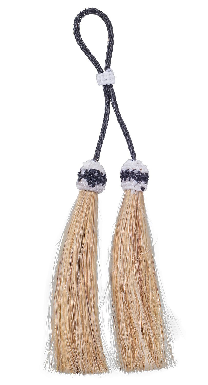 Tough 1 Royal King Double Horsehair Tassel - Premium Equestrian & Western Decor for Horse Tack, Saddles, and Home Decor
