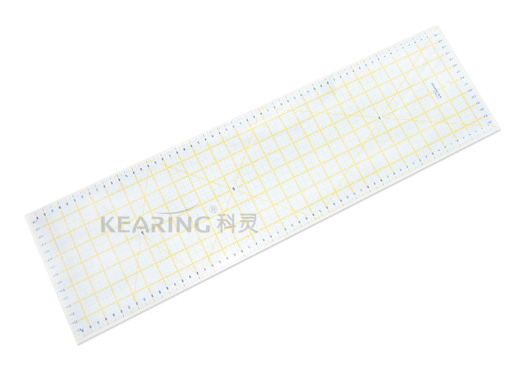 Acrylic Quilting Ruler - 60 x 16cm Metric Measurement Transparent Sewing Tool for Patchwork & Quilting Projects | Perfect for DIY Crafts, Fabric Cutting & Precision Measuring