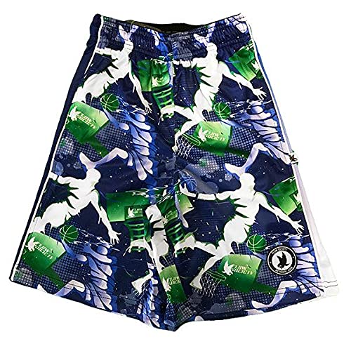 Flow Society Red, White & Blue Boys Lacrosse Shorts - Breathable Athletic Shorts for Youth LAX Players | Durable Kids Sports Shorts for Training & Games | Perfect for Summer Practice, Team Uniforms & Casual Wear