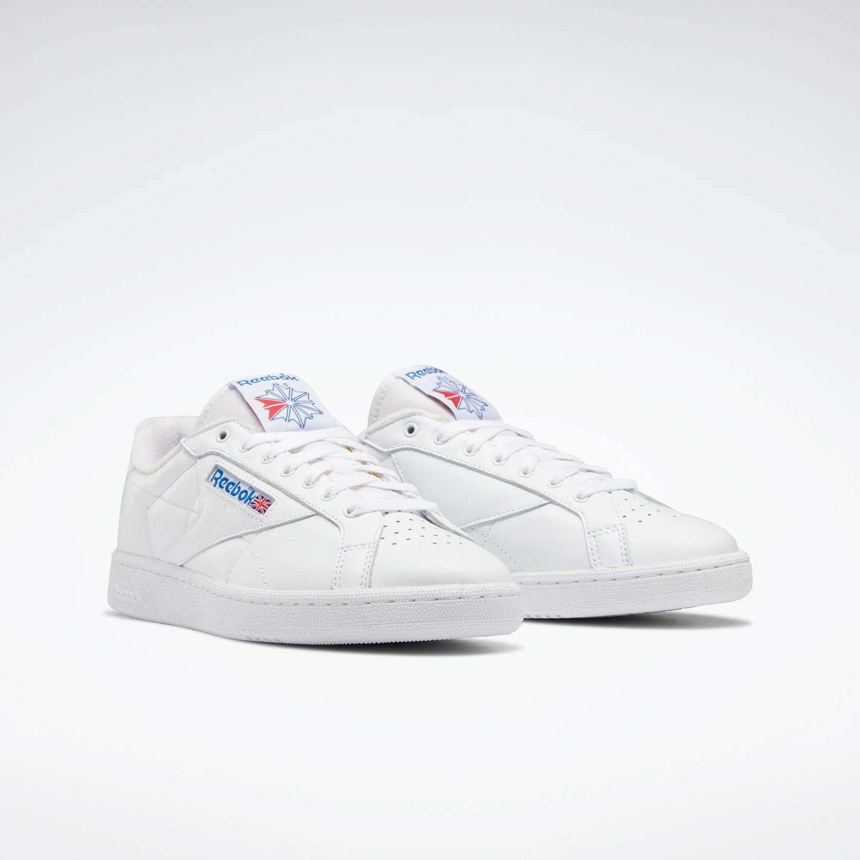 Reebok Men's Club C Ground White Sneakers - Classic Casual Shoes for Walking, Running & Everyday Wear