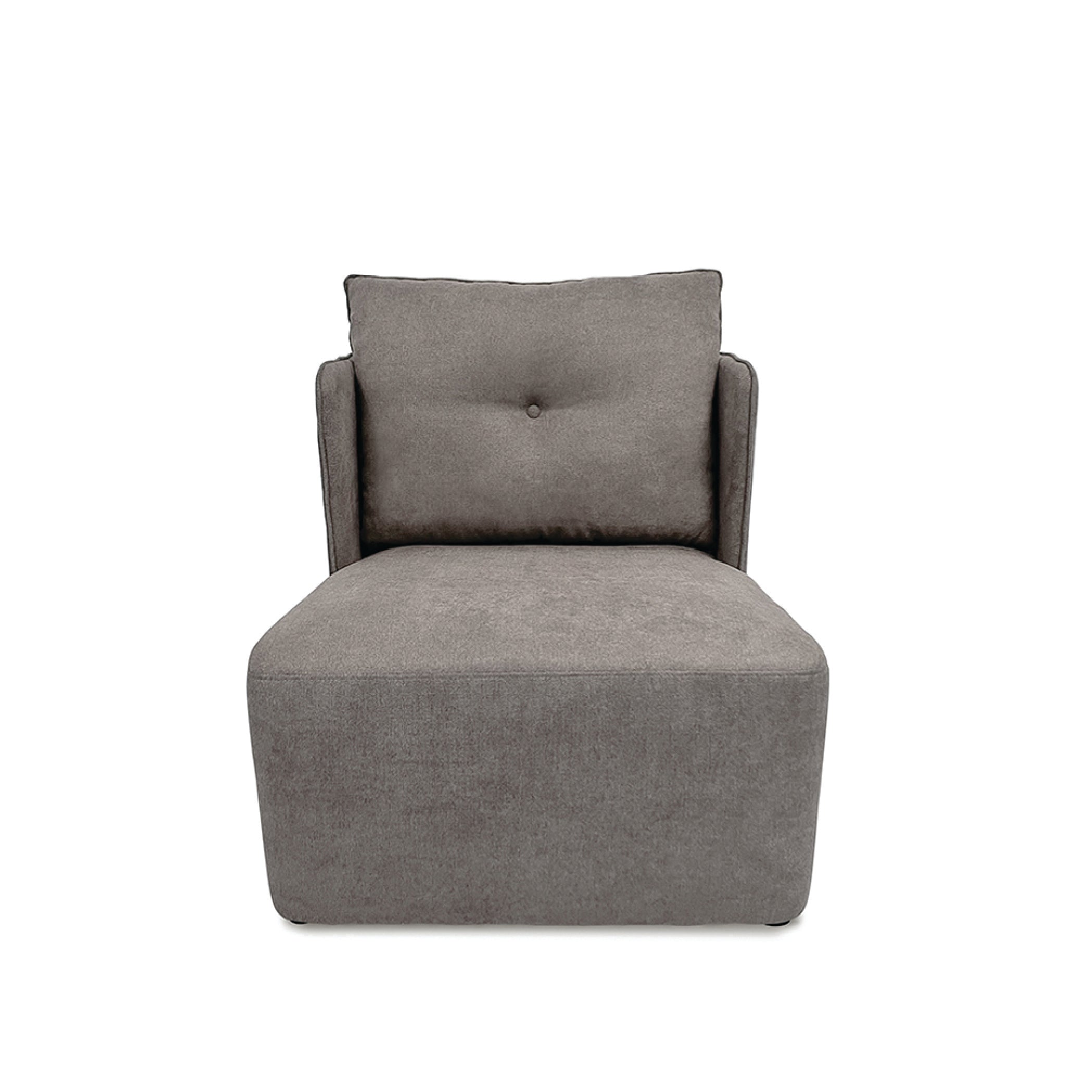 Beth Armchair - Modern Accent Chair for Living Room, Bedroom & Office - Comfortable Upholstered Lounge Chair with Sturdy Wooden Legs