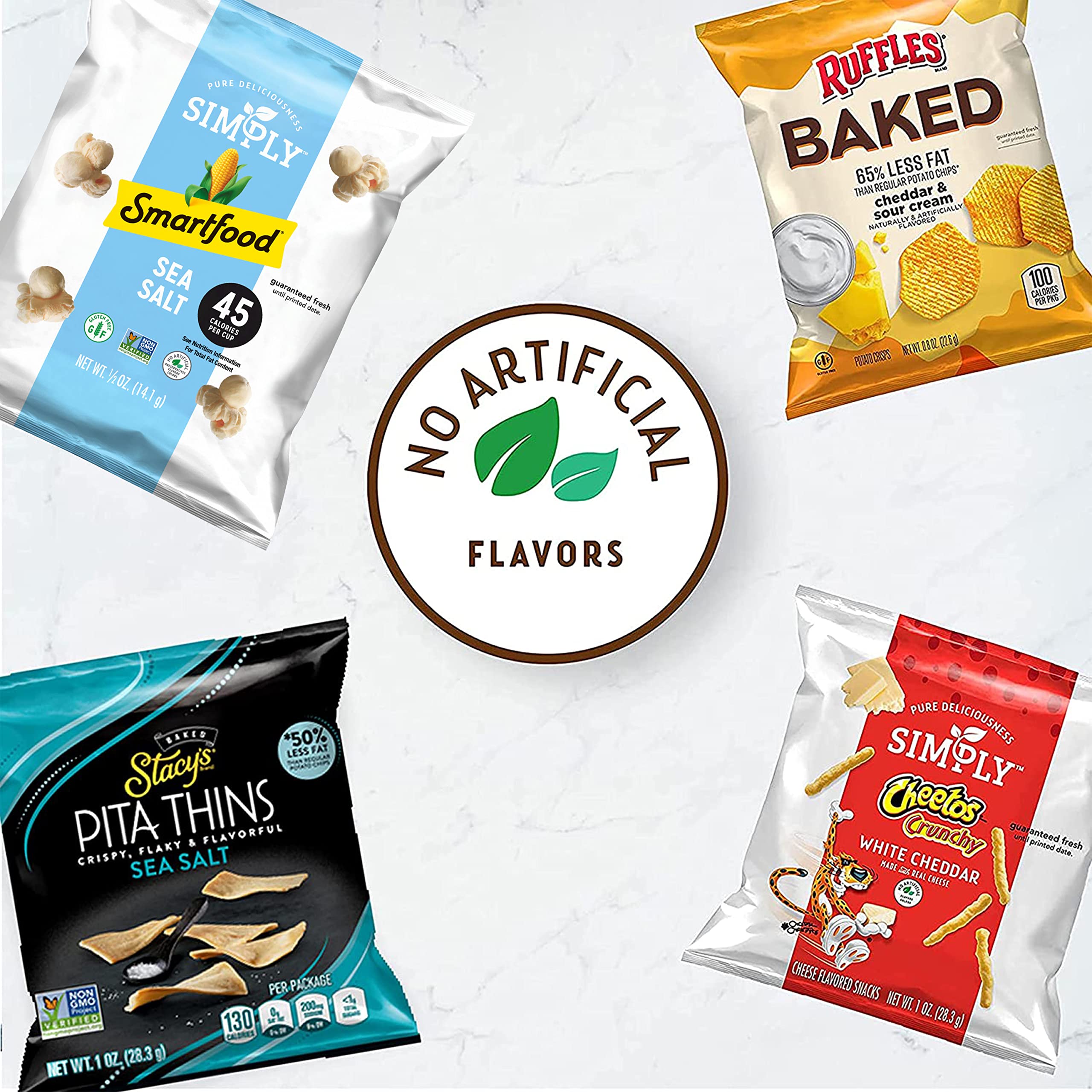 Frito Lay Ultimate Smart Care Package 2.0 - 40 Count Variety Pack of Assorted Snacks for Office, School, Parties & Gifts | Chips, Cookies & More
