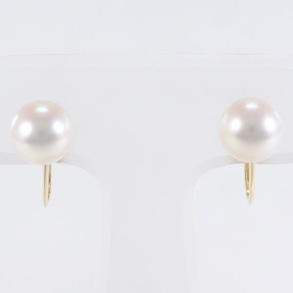 18K Yellow Gold Pearl Earrings for Women – Elegant & Timeless Pearl Jewelry – Perfect for Weddings, Parties & Special Occasions