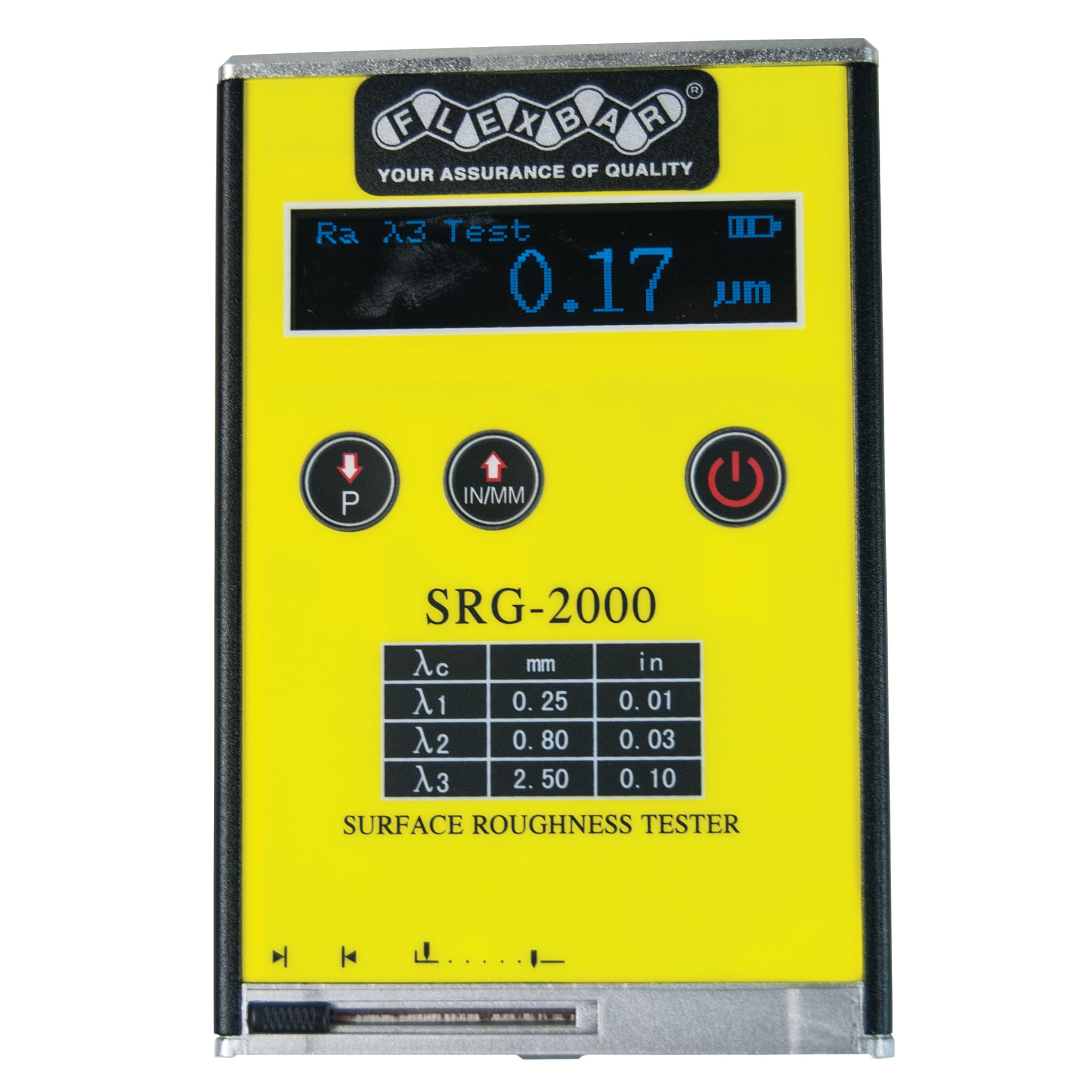 Portable Surface Roughness Tester - Digital Handheld Profilometer for Metal, Wood & Plastic - Accurate Surface Finish Measurement Tool for Industrial & DIY Use