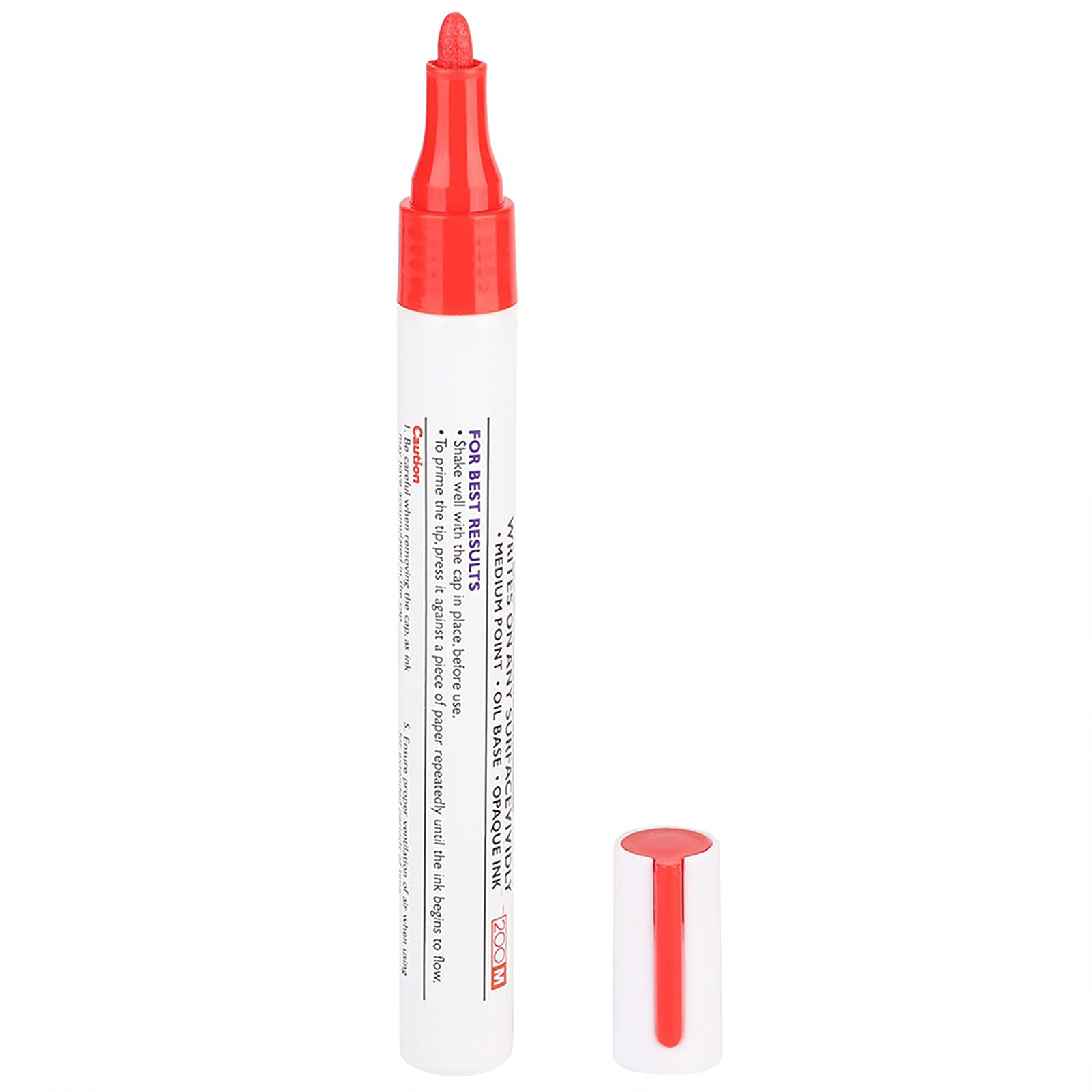 Aramox Waterproof Tire Paint Pen - Professional Car Tire Marker for Touch-Up & Custom Designs (Red) - Perfect for Car Enthusiasts, DIY Projects & Tire Maintenance