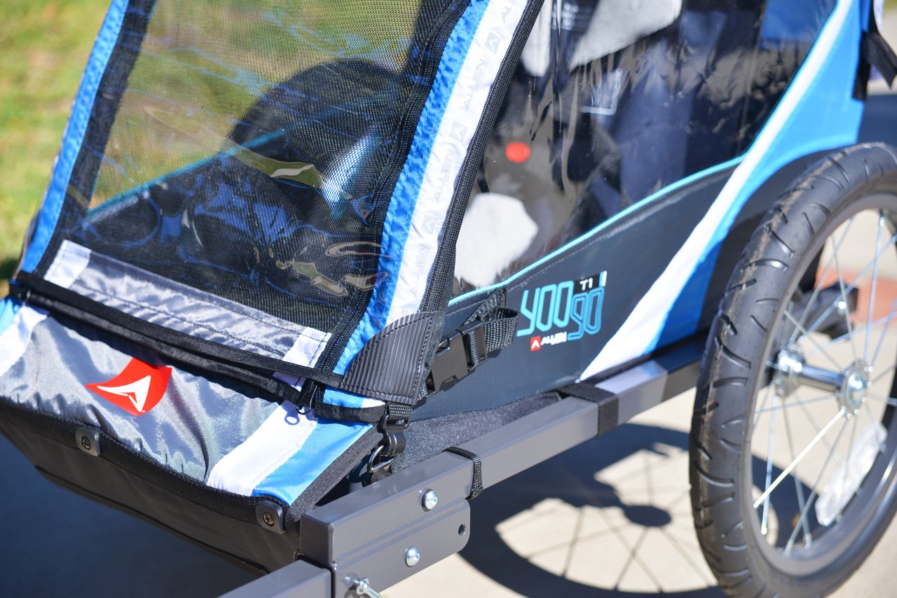Allen Sports Deluxe Steel Child Bike Trailer - Lightweight & Durable for Toddlers - Perfect for Family Biking, Jogging, and Outdoor Adventures