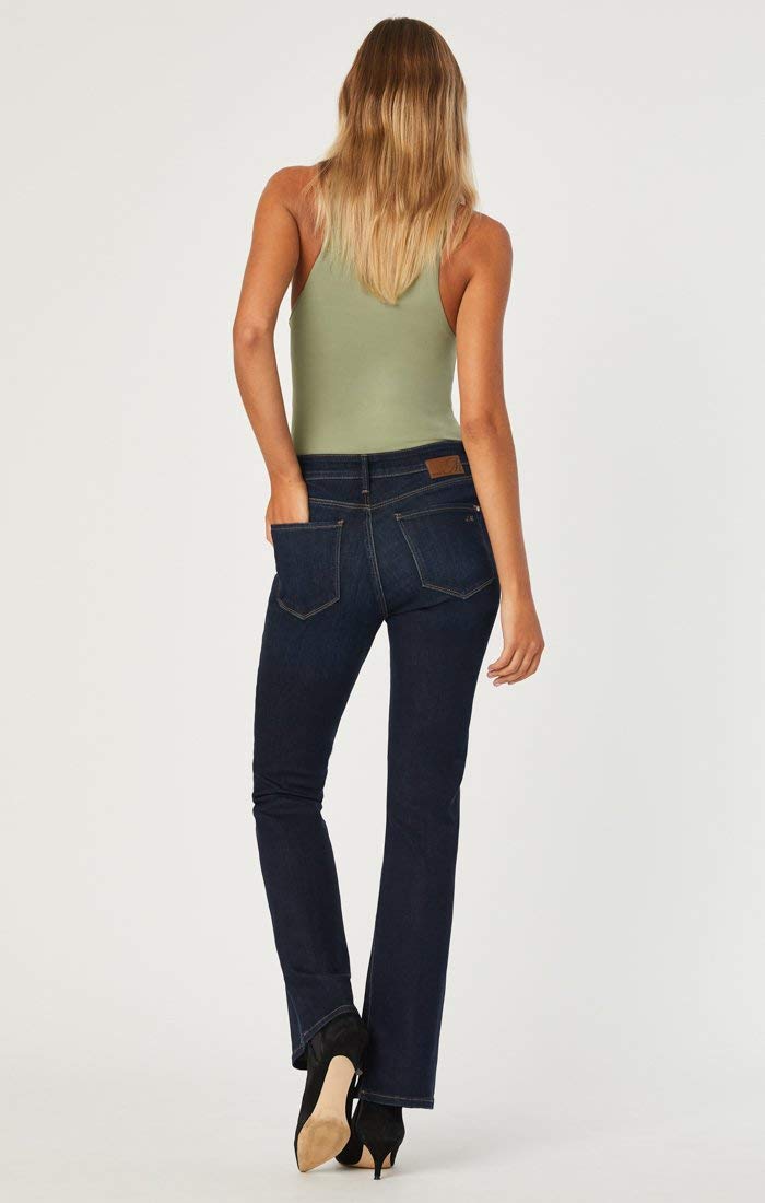 Mavi Women's Marcia High Rise Bootcut Jeans - Stretchy Denim Pants for Casual & Office Wear | Comfortable Bootcut Fit for Everyday Style
