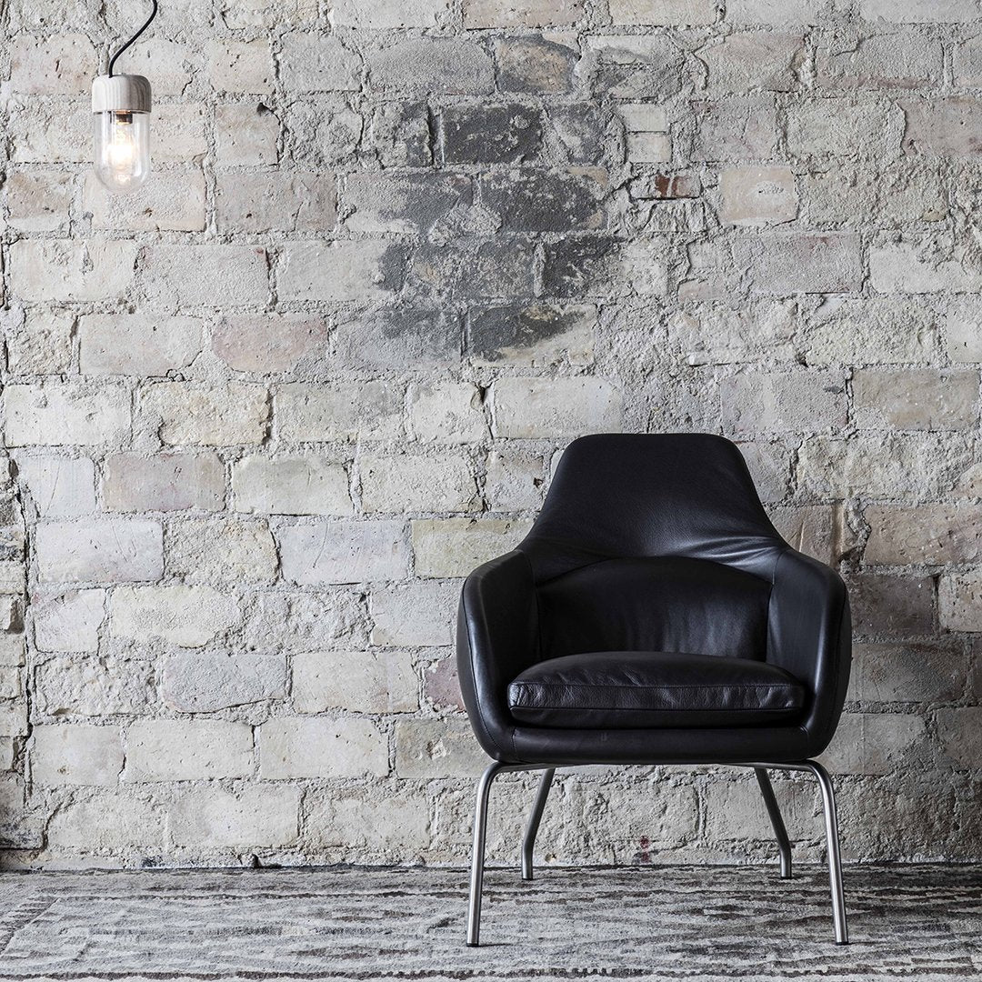 Asento Modern Lounge Chair - Comfortable Mid-Century Design for Living Room, Bedroom & Office - Perfect for Relaxing, Reading & Lounging