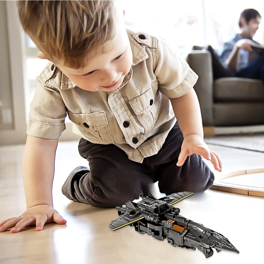 2 in 1 Transformable Robot Toy & Aircraft - Handmade Deformation Robot Car for Kids & Adults | Perfect STEM Gift for Boys & Girls | Playtime, Collectible Display & Birthday Present